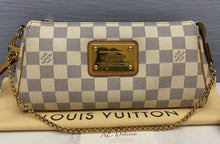 Load image into Gallery viewer, Louis Vuitton Eva Damier Azur Clutch Crossbody Purse (DU4150)