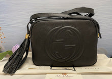 Load image into Gallery viewer, GUCCI Soho Disco Black Leather Crossbody Purse (308364 498879)
