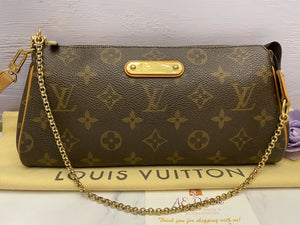 Louis Vuitton Eva Monogram Clutch (DU0141)