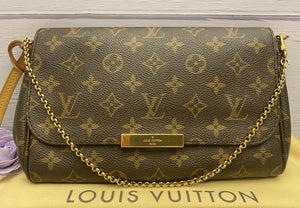 Louis Vuitton Favorite MM Monogram Clutch (FL1134)