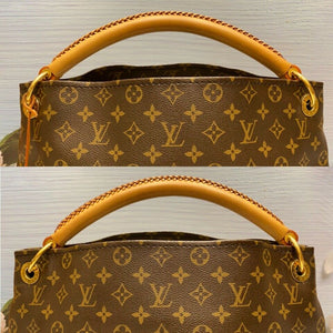 Lous Vuitton Artsy MM Monogram Shoulder Bag Tote Purse (AR3190)