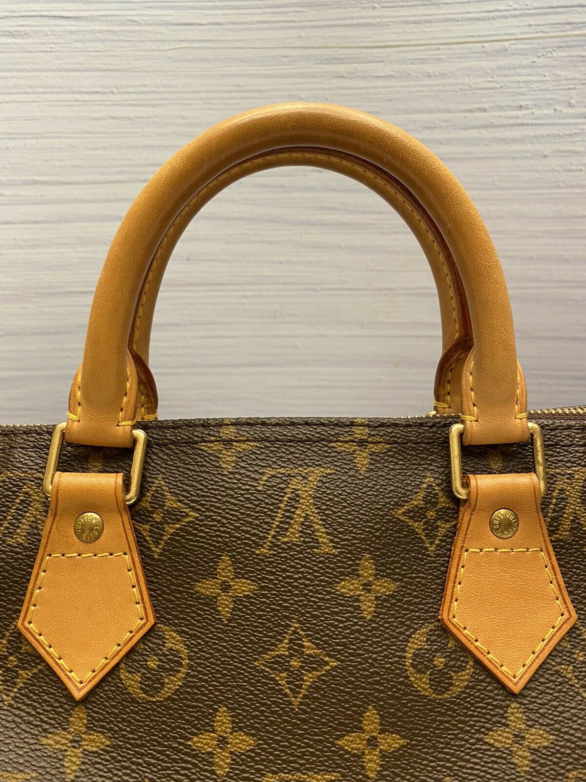 Louis Vuitton Monogram Speedy 40 - Brown Handle Bags, Handbags - LOU732843