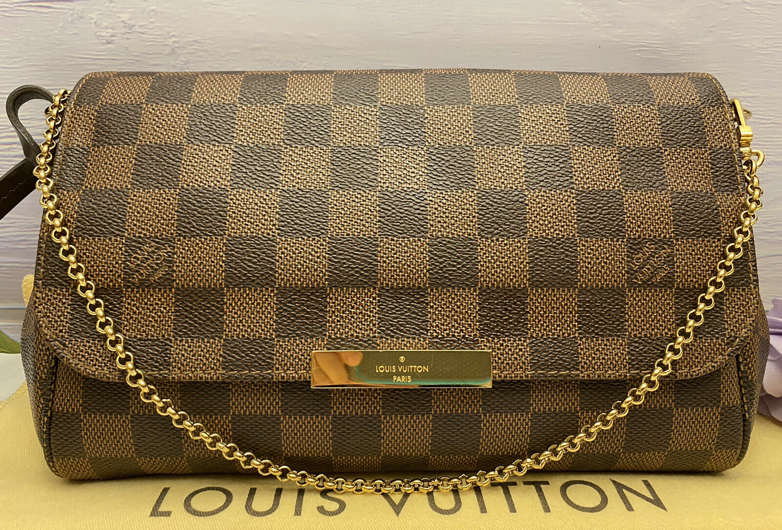 Louis Vuitton Favorite MM Damier Ebene Clutch (FL0177) – AE Deluxe LLC®