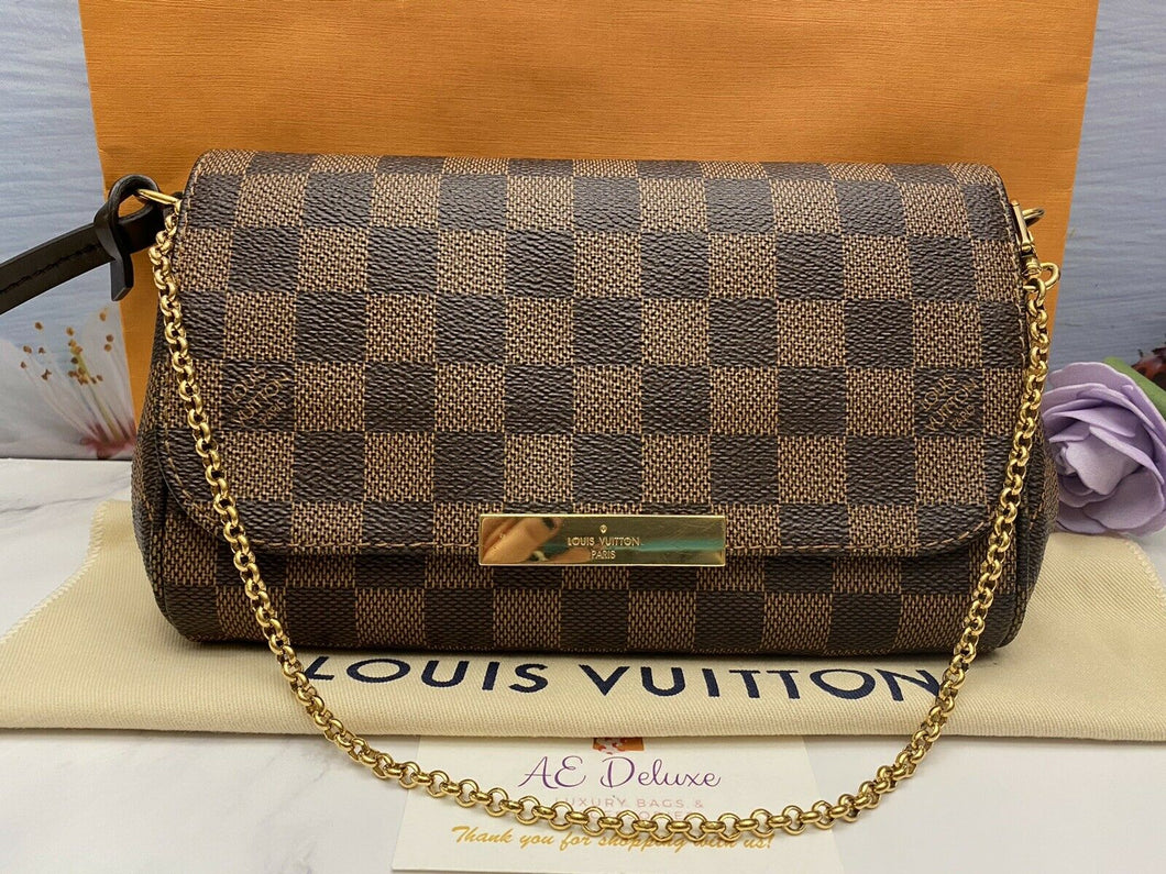 Louis-Vuitton-Damier-Favorite-PM-2Way-Shoulder-Bag-N41276