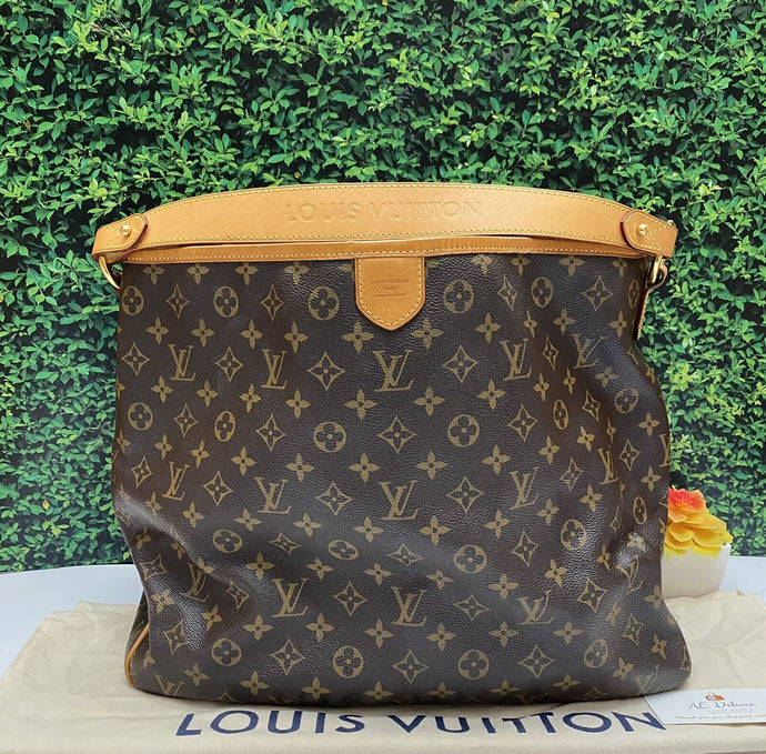 Louis Vuitton Delightful MM Monogram Beige Shoulder Bag (FL2190)