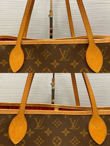 Louis Vuitton Neverfull MM NM Monogram Cerise Tote (TX3119)