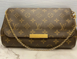 Louis Vuitton Favorite MM Monogram Clutch Purse (FL4144)
