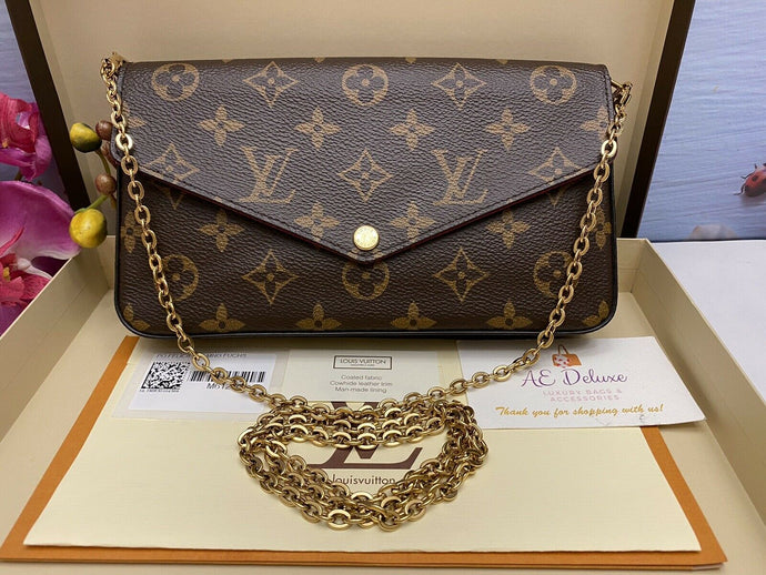 Louis Vuitton Felicie GM Monogram Fuchsia (NZ2159)