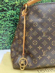 Louis Vuitton Artsy MM Monogram Shoulder Bag Tote Purse (CA2143)