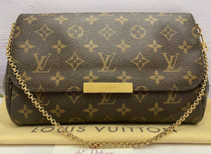 Louis Vuitton Favorite MM Monogram Clutch (DU2177)