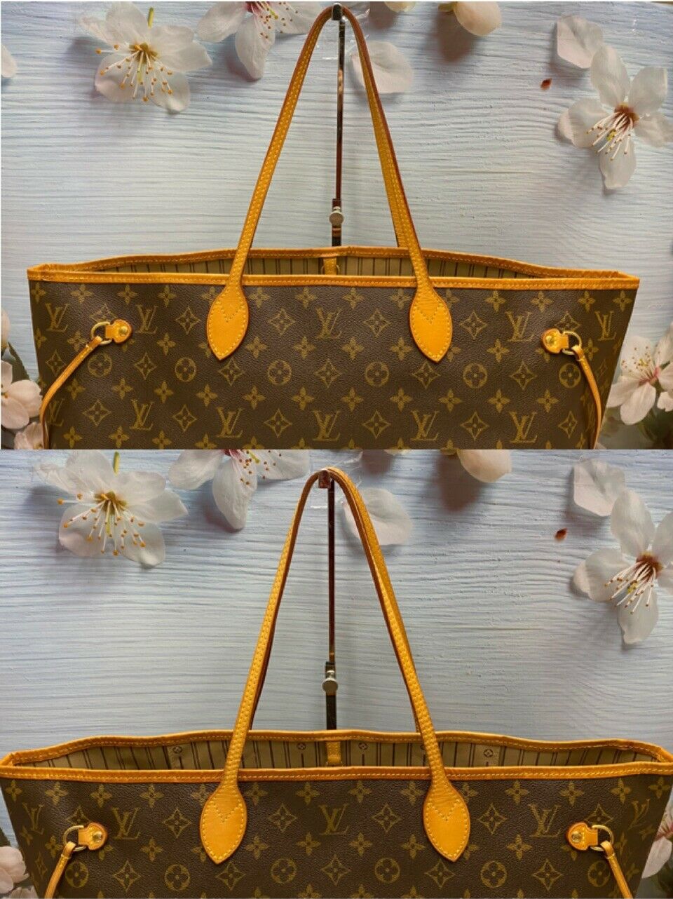 Louis Vuitton Neverfull Womens Shoulder Bags 2023-24FW, Beige
