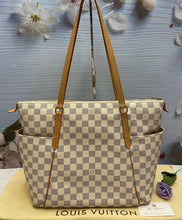 Load image into Gallery viewer, Totally MM Damier Azur Shoulder Tote Handbag (MB0156)