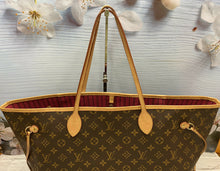 Load image into Gallery viewer, Louis Vuitton Neverfull GM Pivoine Monogram Canvas Shoulder Tote Bag(SD3250)