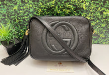 Load image into Gallery viewer, GUCCI Soho Disco Black Leather Crossbody Shoulder Bag Purse (D019193304)