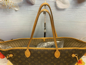 Louis Vuitton Neverfull GM Monogram Beige Shoulder Bag (SP4160)