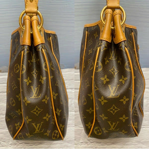 Louis Vuitton Galliera PM Monogram Shoulder Bag Handbag Tote Purse (MI5019)