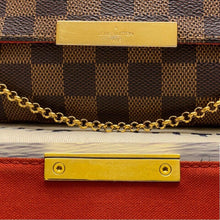 Load image into Gallery viewer, Louis Vuitton Favorite MM Damier Ebene Clutch Crossbody (DU1166)