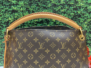 Louis Vuitton Artsy MM Monogram Shoulder Bag Tote Purse (CA2143)