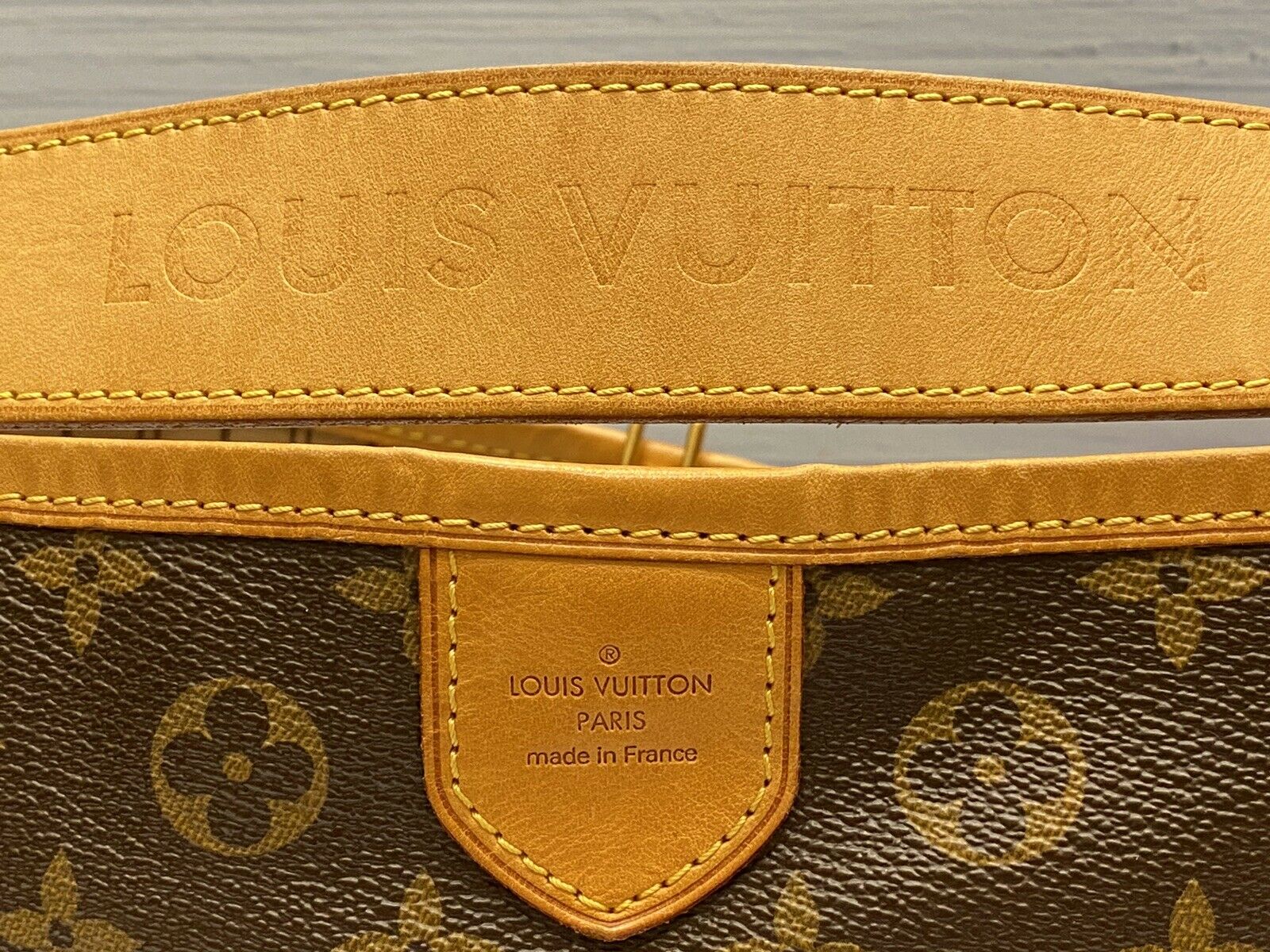 Authentic Louis Vuitton Delightful MM Monogram M40353 Invoice