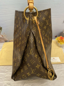 Lous Vuitton Artsy MM Monogram Shoulder Bag Tote Purse (CA0180)
