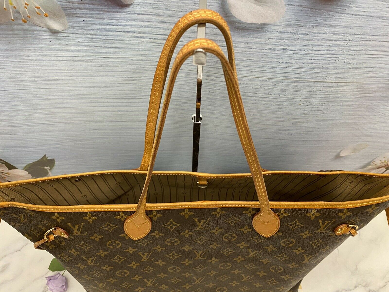Louis Vuitton Neverfull GM Monogram Beige Tote Handbag (TH0038) – AE Deluxe  LLC®