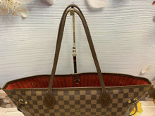 Load image into Gallery viewer, Louis Vuitton Neverfull MM Damier Ebene Cherry Red Tote (SP2068)
