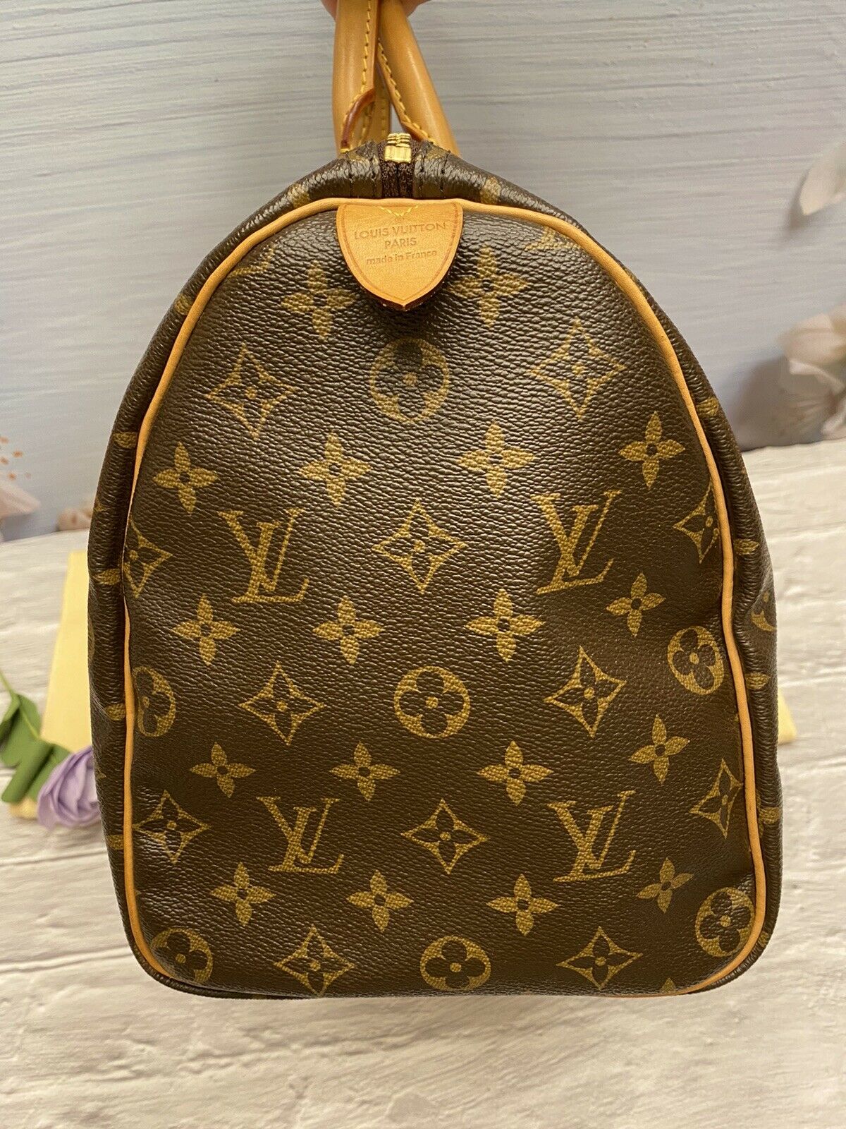 Louis Vuitton Speedy 35 Monogram New Model Doctor Style Handbag