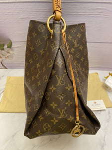Louis Vuitton Artsy MM Monogram Shoulder Bag Tote Purse (CA5019)