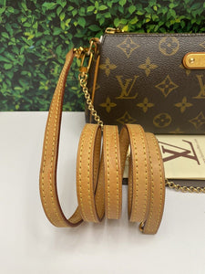 Louis Vuitton Eva Monogram Chain Clutch Purse Crossbody Bag(AA3102)