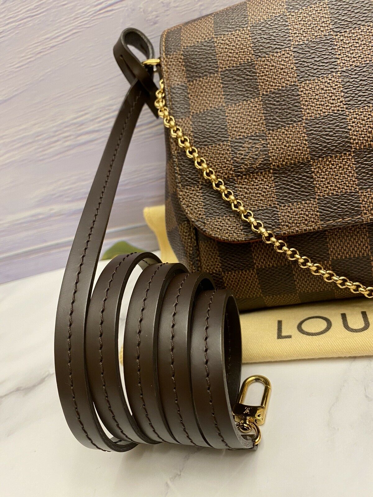 Louis Vuitton Favorite MM Damier Ebene Clutch (FL5114) – AE Deluxe LLC®