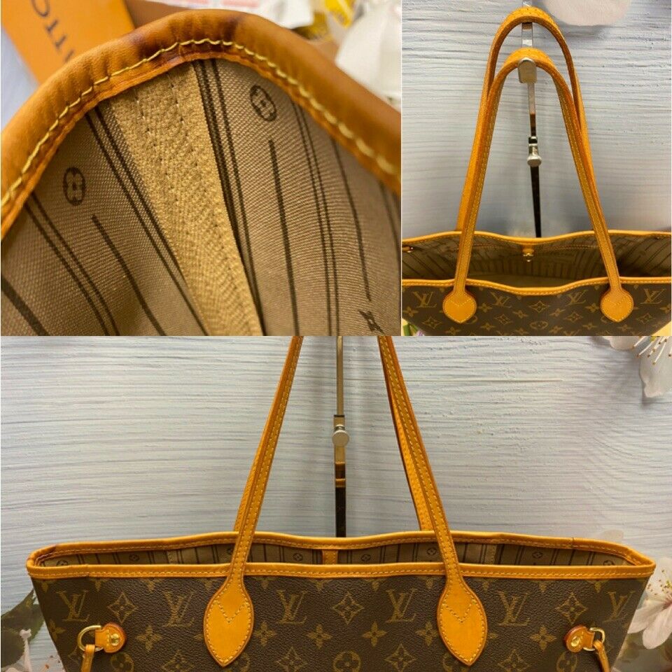 Louis Vuitton Neverfull MM Monogram Beige – Now You Glow
