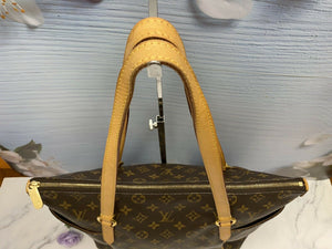 Louis Vuitton Totally MM Monogram Shoulder Tote Handbag (TJ0134)