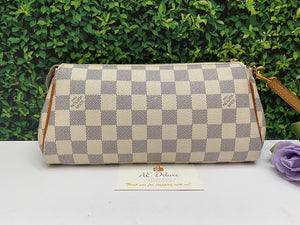 Louis Vuitton Eva Monogram Clutch Crossbody (SD2121)+ Dust Bag – AE Deluxe  LLC®