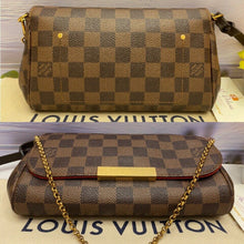 Load image into Gallery viewer, Louis Vuitton Favorite PM Damier Ebene Clutch Crossbody (SA4175)