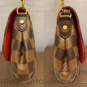 Louis Vuitton Favorite PM Damier Ebene Bag (SA3196)