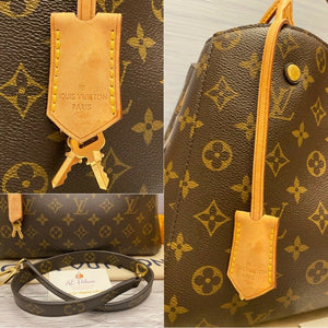 Louis Vuitton Montaigne Monogram MM Shoulder Purse Satchel Handbag