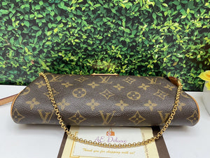 Louis Vuitton Eva Monogram Chain Clutch Purse Crossbody Bag(SD2163)