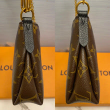 Load image into Gallery viewer, Louis Vuitton Black Pallas Noir Clutch Crossbody Bag (CA4195) + Box