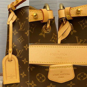 Louis Vuitton Graceful MM Monogram Beige Shoulder Hobo (SD4167)
