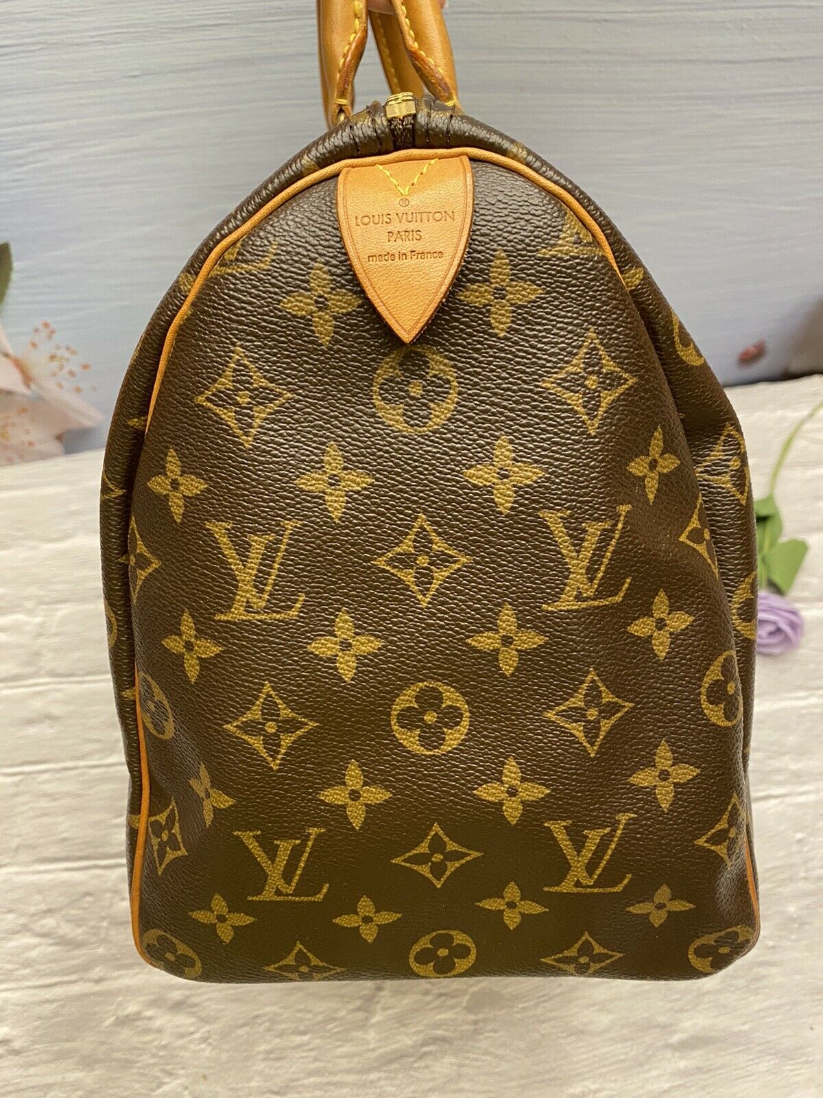 Louis Vuitton Monogram Canvas and Leather Speedy Doctor 25 Bag