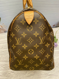 Louis Vuitton Speedy 35 Monogram Doctor Style Handbag (AA2008)