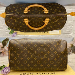 Louis Vuitton Speedy 35 Monogram New Model Doctor Style Handbag (BA0152)