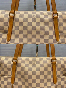 Totally MM Damier Azur Shoulder Tote Handbag (MB0156)