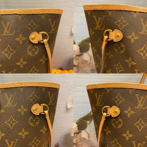Louis Vuitton Neverfull MM Monogram Cerise Shoulder Tote (SD2230)