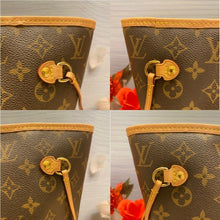 Load image into Gallery viewer, Louis Vuitton Neverfull MM Monogram Biege Shoulder Tote (SD5102)