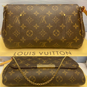 Louis Vuitton Favorite MM Monogram Clutch Purse (MI0154)