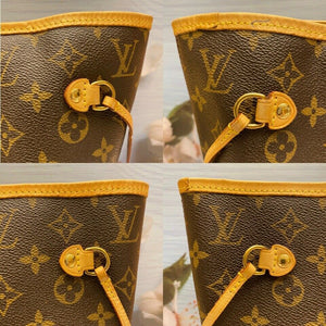 Louis Vuitton Neverfull MM Monogram Beige Shoulder Tote(SD2027)