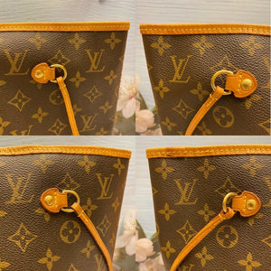 Louis Vuitton Neverfull GM Monogram Beige Tote Handbag (TH0038)