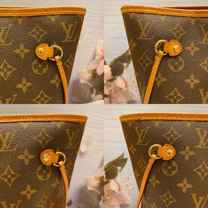 Louis Vuitton Neverfull MM Monogram Pivoine Shoulder Tote (SD1195)
