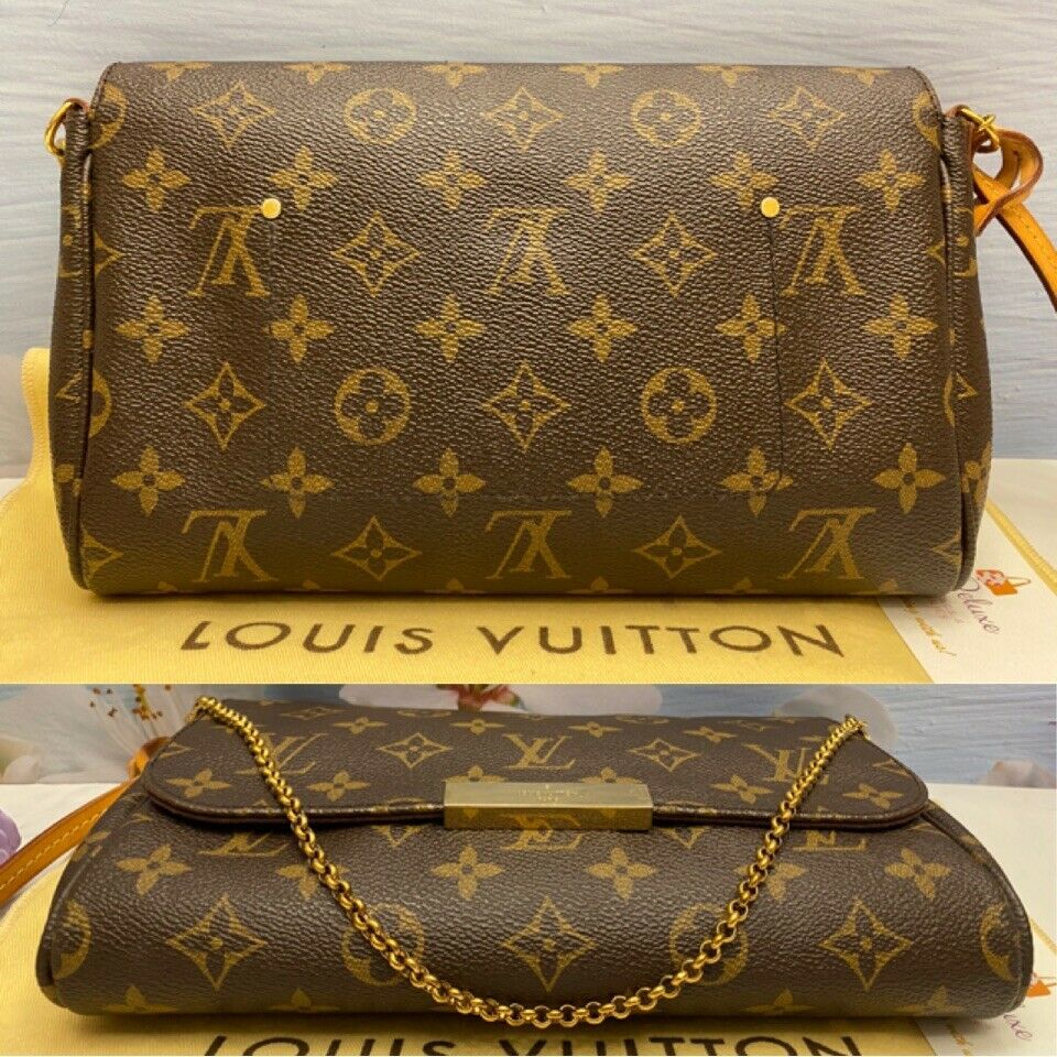 🌸100% AUTH Louis Vuitton Favorite MM Monogram Crossbody/Clutch Handbag  SOLD OUT